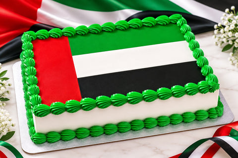 UAE National Day Square Cake
